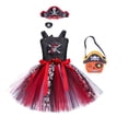 thumbnail image 5 of 2023 Nuevo disfraz de pirata para niña, disfraz de Halloween, disfraces de cosplay para fiesta infantil, vestido de tutú de malla para niña pirata, 5 of 5