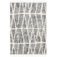 thumbnail image 2 of SAFAVIEH Berber Fringe August Geometric Shag Area Rug, Gray/Cream, 9' x 12', 2 of 10