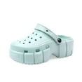 thumbnail image 5 of WUXIAN Boys Girls Sandals Cute Garden Clogs On Shoes Summer Lightweight Outdoor Slides Sandals Children Beach Pool Shoes Shoe Sneakers, Light Blue, 5 of 5