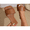Brown, variant on Stylish Women's Square Toe Sandals - One Strap, Lightweight & Comfy Summer Beach Slide Shoes - Solid Colors