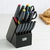 Tasty 15 Piece Block Knife Set, Stainless Steel