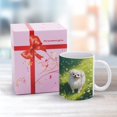 thumbnail image 4 of Adorable Pekingese Dog Illustration Mug - 11 oz White Ceramic Coffee Cup for Collectors, 4 of 8