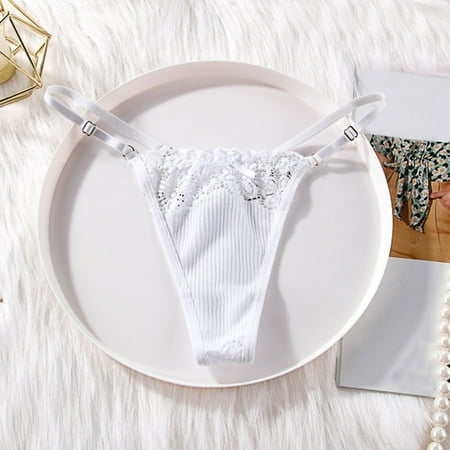 

Aayomet Briefs For Women Women s Comfortable Playful Hollowed Out Sexy Underwear White M