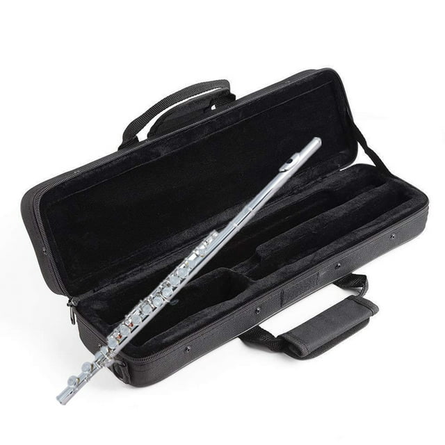 SHOWERORO 1pc Padded Flute Carry Bag Ergonomic Flute Case With Shoulder Strap For Easy Portability Present For Musicians