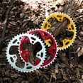 thumbnail image 6 of WFS Pulsar Chainring 44T 1/8" 110mm Old School BMX Single Speed Fixie , Gold # WFS3075, 6 of 6
