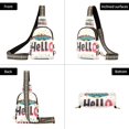thumbnail image 7 of FORMRS Womens Crossbody Sling Bag Travel Daypack Shoulder Chest Backpack, Beige UFO, 7 of 7