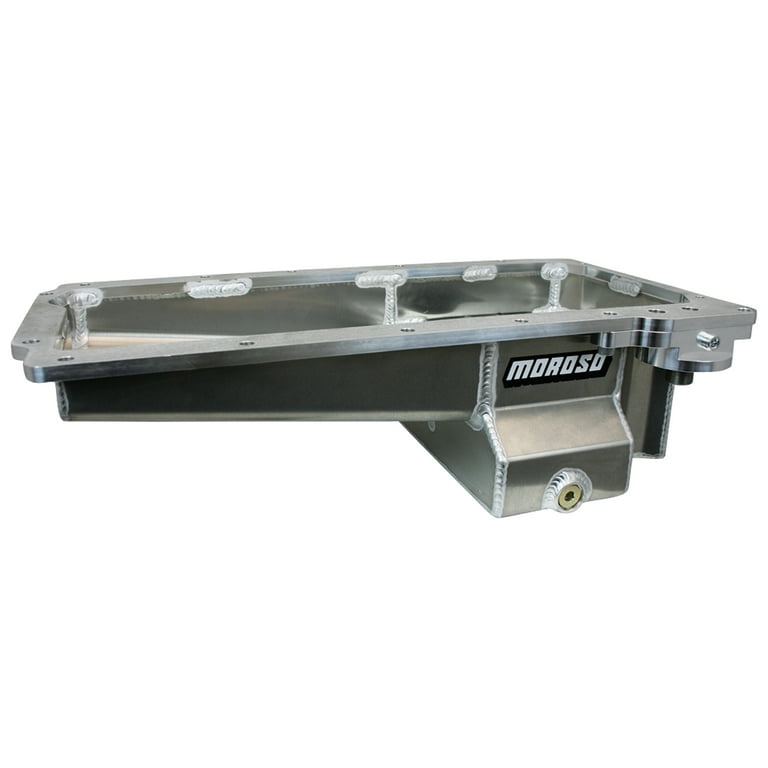 Moroso GM LS Swap Oil Pan RR 7qt Baffled - Aluminum Moroso GM LS Swap Oil Pan RR 7qt Baffled - Aluminum