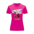 thumbnail image 1 of Playera Blusa De Cerezas Cherry Vibes Ropa Para Mujer Color Fucsia Talla Chica Marca Emil SaEs, 1 of 4