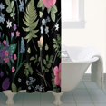 thumbnail image 4 of Pioneer Flower Floral Print Pattern Shower Curtain 36"x72" ,Bathroom Decorative Shower Curtains Set with 12 Hooks,Modern Waterproof Washable Shower Curtain, 4 of 6