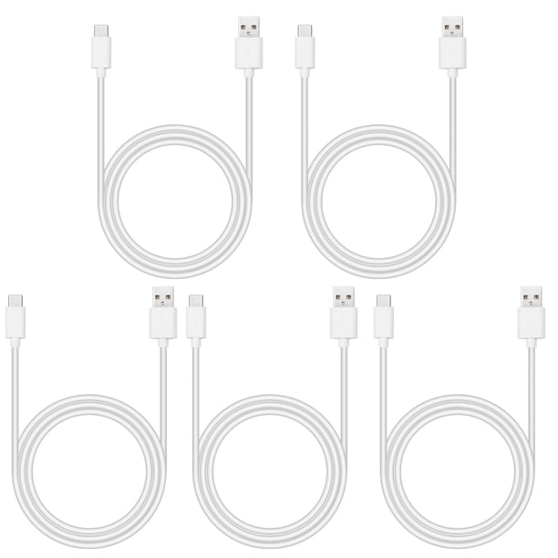 Cable USB a USB-C Smays 1.8 m Paquete de 5 Carga Rápida