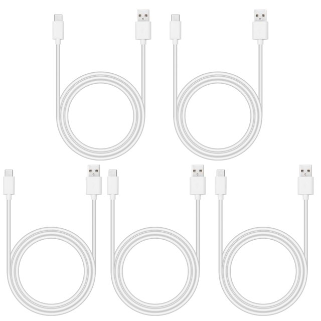 Cable USB a USB-C Smays 1.8 m Paquete de 5 Carga Rápida