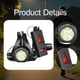 thumbnail image 3 of Luces para correr para corredores. Chaleco ligero para correr para trotar, andar en bicicleta por la noche. 5 LED, 3 of 4