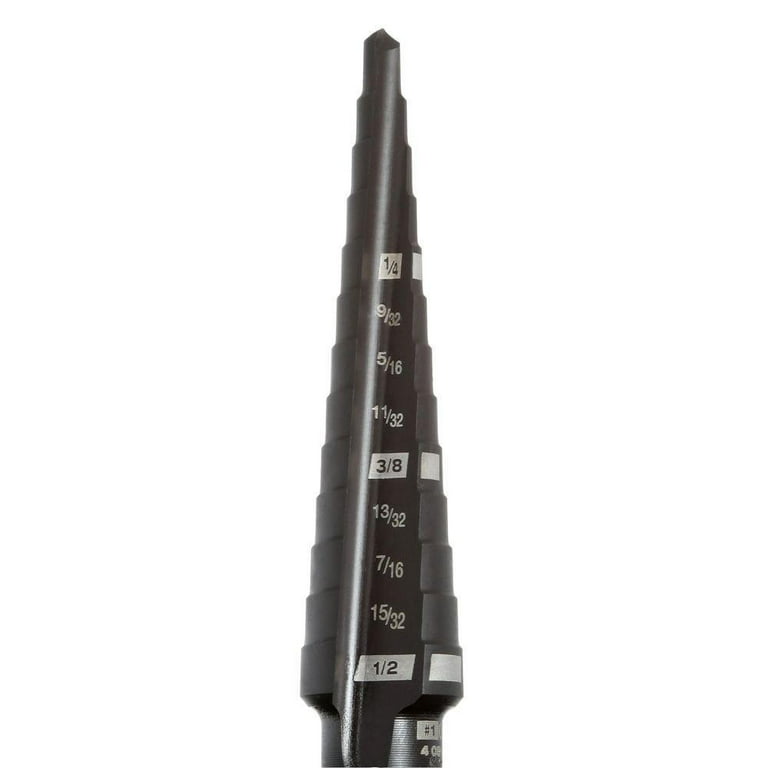 Milwaukee 4889922448894631 Black Oxide Step Drill Bit Set with Titanium Drill Bit Set (29-Piece)
