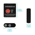 thumbnail image 2 of 7.5V 600mAh Replaces Motorola Radius Two Way Radio Battery, 2 of 6