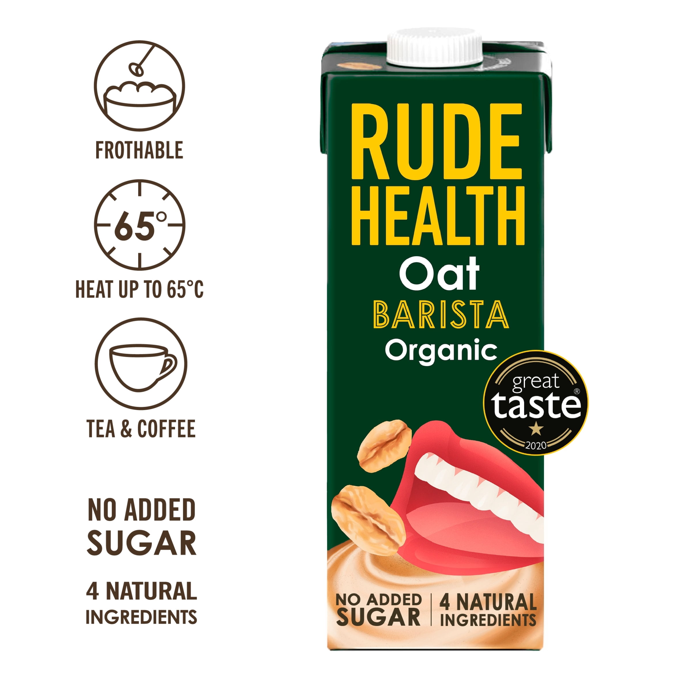 Rude Health Organic Oat Barista Drink 1l Imported from Britain