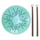 thumbnail image 5 of Tambor De Tanque De Chakra, Instrumento De Percusión Portátil De 8 Notas, Tambor De Lengua, Patrón De Cerdo Encantador Para Música, 5 of 7