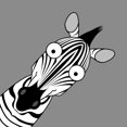 thumbnail image 3 of CafePress - Happy Zebra Ash Grey T Shirt - Men's Classic Graphic T-Shirt, 3 of 4