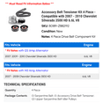 thumbnail image 2 of Accessory Belt Tensioner Kit 4 Piece - Compatible with 2007 - 2010 Chevy Silverado 3500 HD 6.6L V8 2008 2009, 2 of 2