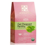 Secrets Of Tea Get Pregnant Fertility Tea Peppermint  Flavor USDA Organic Herbal Tea  1.41oz 40g