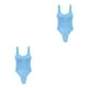 thumbnail image 1 of Wosthever Mono de mujer, traje de baño para niñas, verano, baño de sol, natación, poliéster, sin espalda, sin mangas, ropa de baño para mujer Type5 NO5 Wosthever CBP235456, 1 of 1