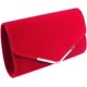 thumbnail image 1 of Red-26*15*6CM Bolso de Noche para Mujer con Cadena de Terciopelo Desmontable para Boda JM, 1 of 5
