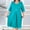 273#Green, variant on Women's Fashion Casual Comfort Solid Color Fold Button Round-Neck Dress Plus Size Dress Christmas Tree Dressing 1950s Wedding Guest Dress