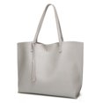 thumbnail image 1 of Dreubea Bolso de hombro de piel sintética suave para mujer, bolso de mano con borlas de gran capacidad, 1 of 4