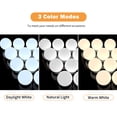 thumbnail image 4 of 10 PCS LED Makeup Mirror Lights 3 Color Modes Vanity Mirror Lights Bathroom Mirror Light with USB Cable LED Strip Lights, 4 of 7