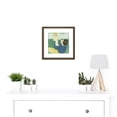 thumbnail image 2 of Cassatt Under The Horse Chestnut Painting 8X8 Inch Square Wooden Framed Wall Art Print Picture with Mount, 2 of 4