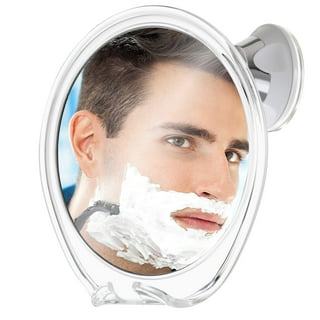 YINEU Shower Mirror for Shaving Bathroom Mirror with Storage Shower Mirror  14.5 W x 12 H Foldable Bathroom Organizer Mirror for Wall Bathroom Decor  Locker Mirror Shower Accessories