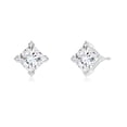 thumbnail image 2 of ANGARA IGI Certified Lab Grown 2.1 Ct Diamond Stud Earrings for Women in 14K White Gold (Size-5.5mm| Color-F-G| Clarity-VS) | April Birthstone, Anniversary, Jewelry Gift for Women | Diamond Earrings, 2 of 7