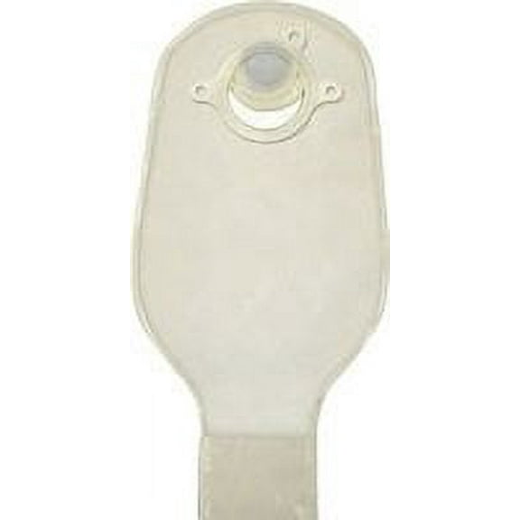 Sur-Fit Natura Two-Piece Drainable Transparent Ostomy Pouch, 12 Inch Length, 2¾ Inch Flange, ConvaTec 411267, 10 Count