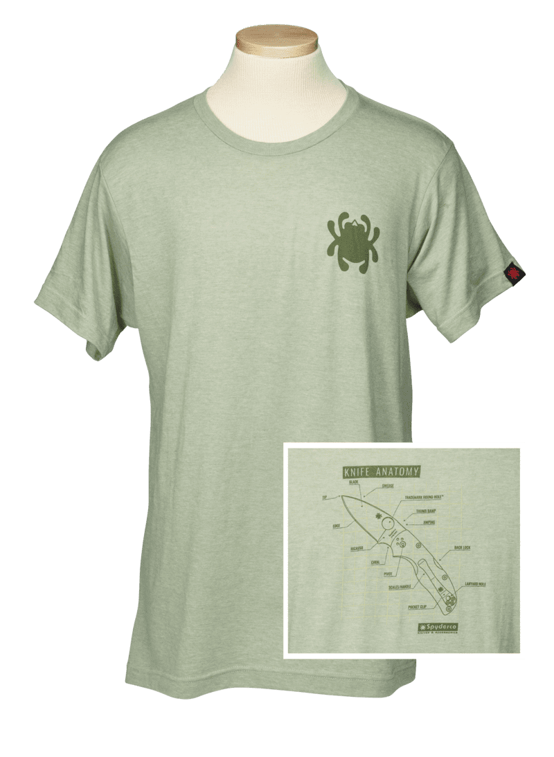heather green shirt