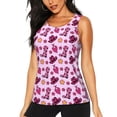 thumbnail image 1 of Fotbe Retro Cowgirl Blusas Sin Mangas para Mujer – Estilo Casual, Corte Suelto, Slim-Fit, Cuello Redondo Deportivo, Tops de Verano para Gimnasio y Yoga-Medium, 1 of 7