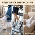 thumbnail image 5 of Womens Thin Cotton Mini Crew Socks 10 Pairs Breathable Athletic Gym Ankle Socks Daily Casual Running Sport Socks, 5 of 7