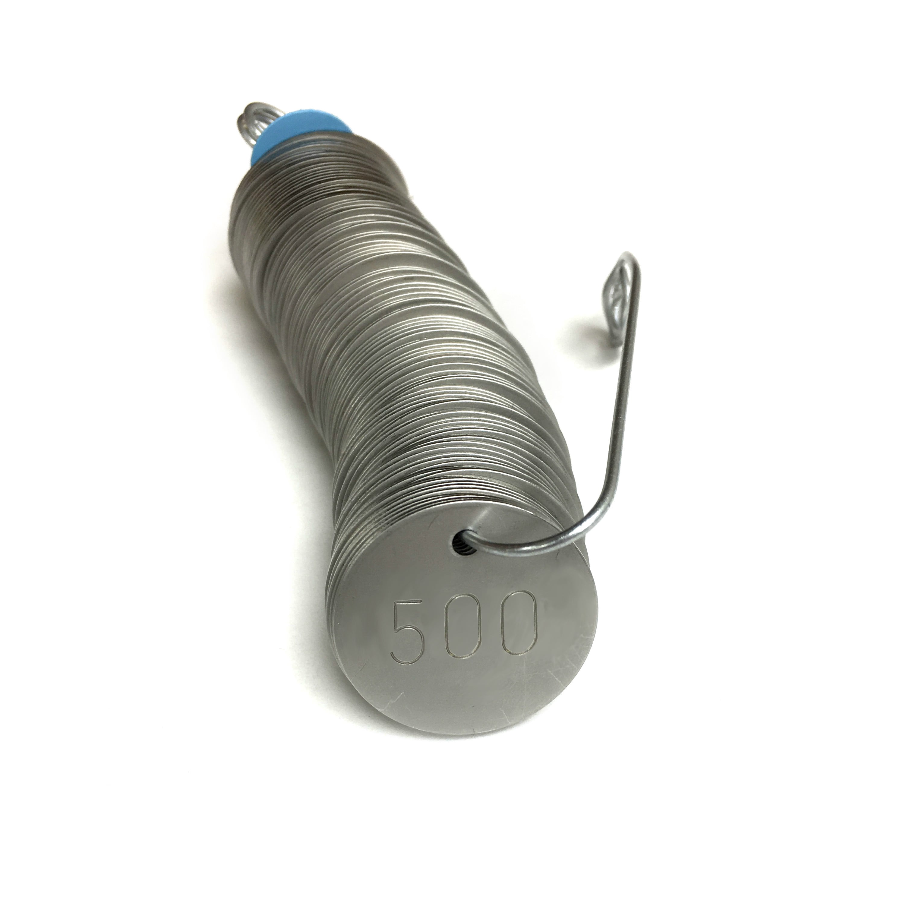 1.25" Round Stainless Steel Tags Numbered 001 - 1,000 (Pack of 1,000 Tags)