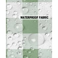thumbnail image 5 of Outdoor Pillow Covers Throws Geometric Green White Buffalo Plaid,Waterproof Pillow Cases Pack of 2 Gingham Checkered,Durable Cushion Cover Pillowcase for Patio Balcony Couch Garden, 5 of 7