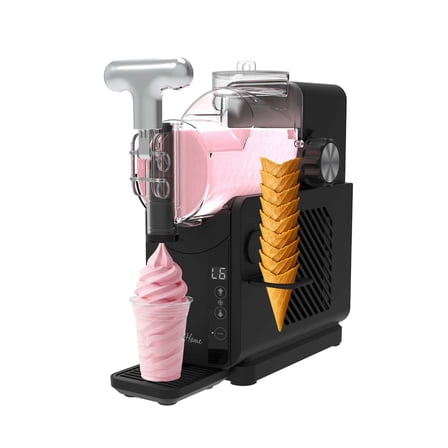 Magnavox Home Ice Cream & Frozen Slush Drink Maker, Black