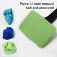 thumbnail image 3 of 5 Pieces Car Window Clean Brush Replacement Pad Windshield Cleaning Tool Auto Glass Dust Wash Cloth Accessories Green, 3 of 10