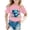 Pink, variant on YUEHUA T Shirts for Girls 5T Girls Summer Short Sleeve T Shirt Cute Animal Print Casual Loose Fit Tee for Kids Comfortable Daily Wear Top for Spring and Summer, Size 6-7 Years