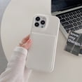 thumbnail image 2 of Adecuado Para IPhone 11 12 13 14 Pro Max Suave TPU Cubierta Trasera Textura Lychee Funda De Teléfono De Cuero De Color Sólido, 2 of 4