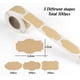 thumbnail image 2 of 300pcs Vintage Kraft Paper Labels, Blank Kraft Paper Stickers, Self Adhesive Kraft Paper Stickers 1 Roll, 2 of 5