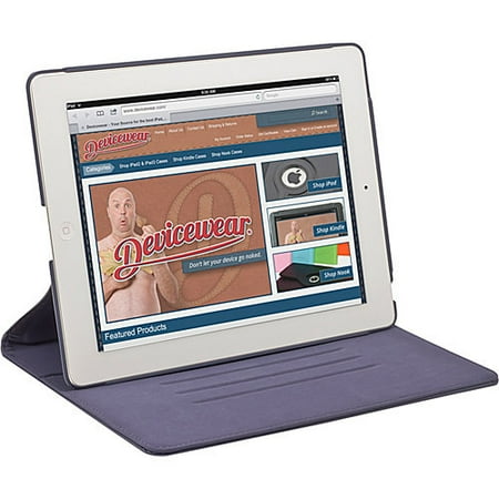 Devicewear The Ridge: for iPad 3: Slim Vegan Leather Case w/ Stand