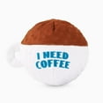 thumbnail image 2 of Hugsmart Coffee Dog Ball Toy Super soft plush fabric covering, 2 of 2
