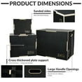 thumbnail image 4 of Fitvids 30" x 24" x 20" Wooden Plyometric Box Non-Slip Jump Platform, Black, 4 of 5