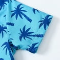thumbnail image 5 of Tween Boys Hawaii Beach Vacation Shirt Short Sleeved Tropical Print Button-Down Shirts, 5 of 6