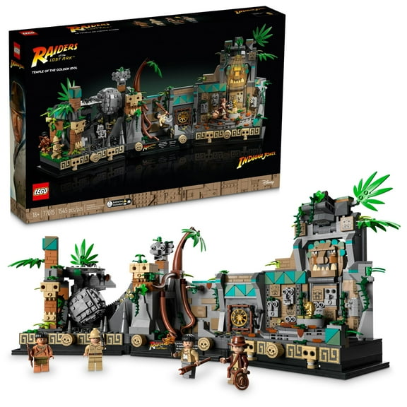 LEGO 77015 Indiana Jones Temple of the Golden Idol Toy Building Kit, 1545 Pieces Ages 18 Plus