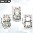 thumbnail image 7 of Yayeee Toggle Light Switch Wall Plate 1-Gang 4.5"x2.7" Home Decorative Outlet Cover, Green Cute Cat, 7 of 7