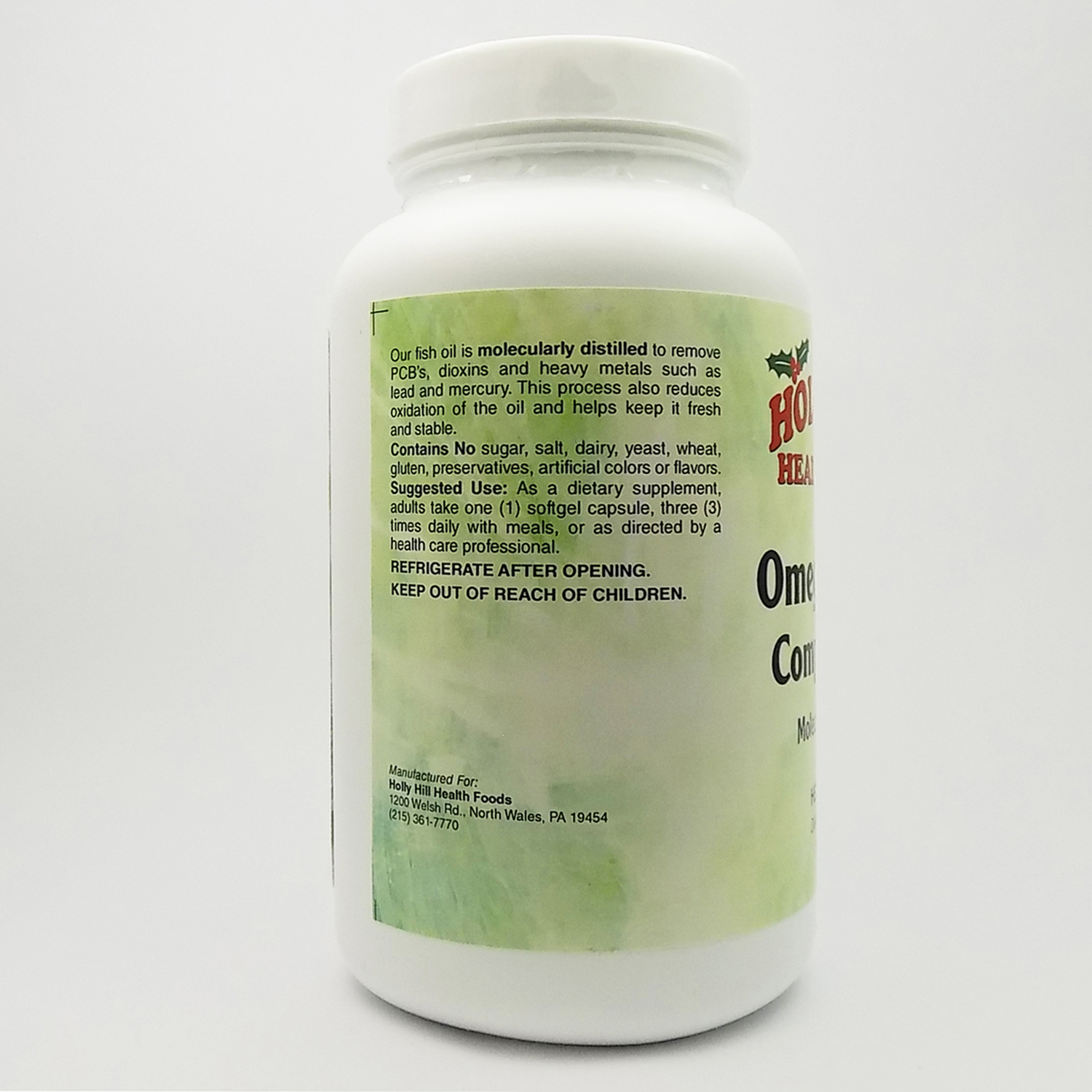 Holly Hill Health Foods, Omega 3-6-9, Hexane Free, 120 Softgels