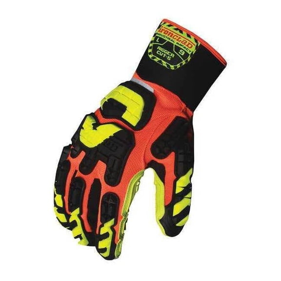 Anti-Vibration Gloves,XL,Single Layer,PR VIB-RIGC5-05-XL